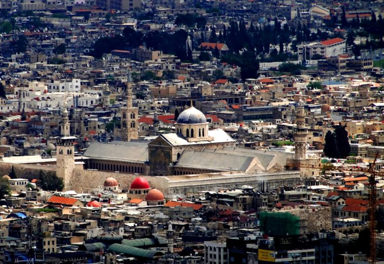 Syria, Damascus, Shaam, Mosque, Effects HD Wallpaper Desktop Background