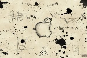 Apple Inc., Monochrome, Graffiti, Paint splatter