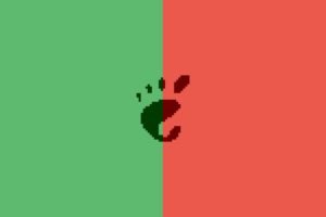 Linux, Green, Red, Computer, Minimalism, Pixel art, GNOME