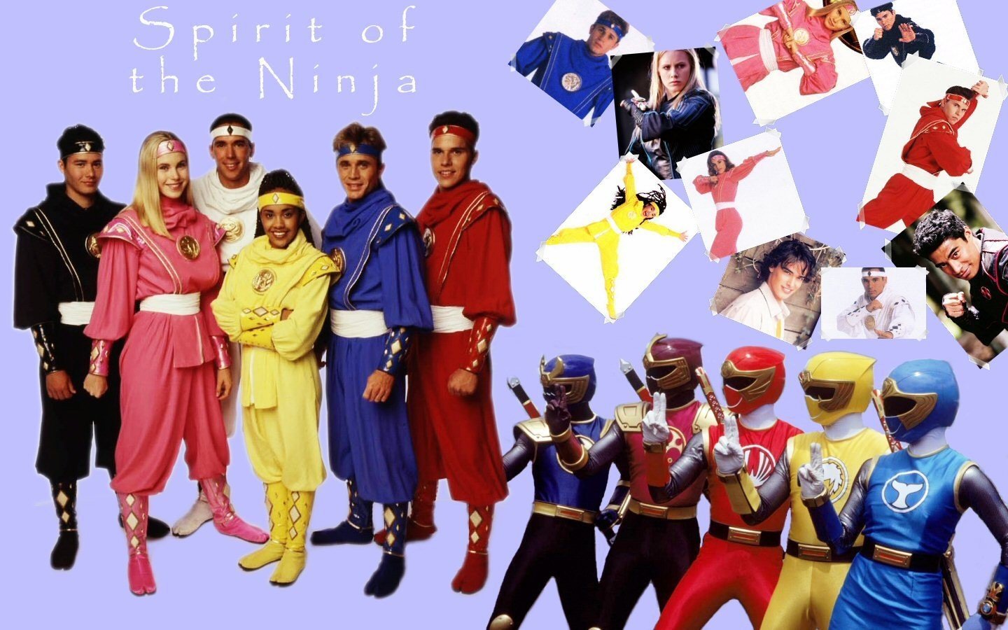 ninjas, Power Rangers Wallpaper