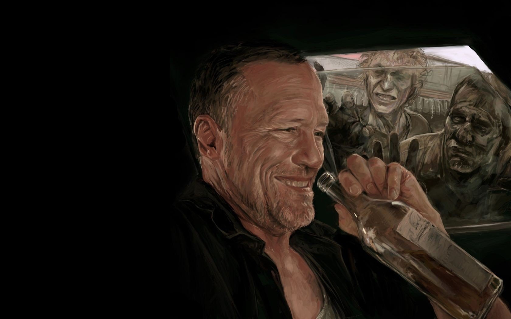 Merle Dixon, The Walking Dead Wallpaper