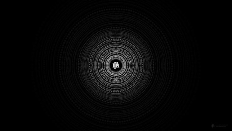 minimalism, Circle, Black HD Wallpaper Desktop Background