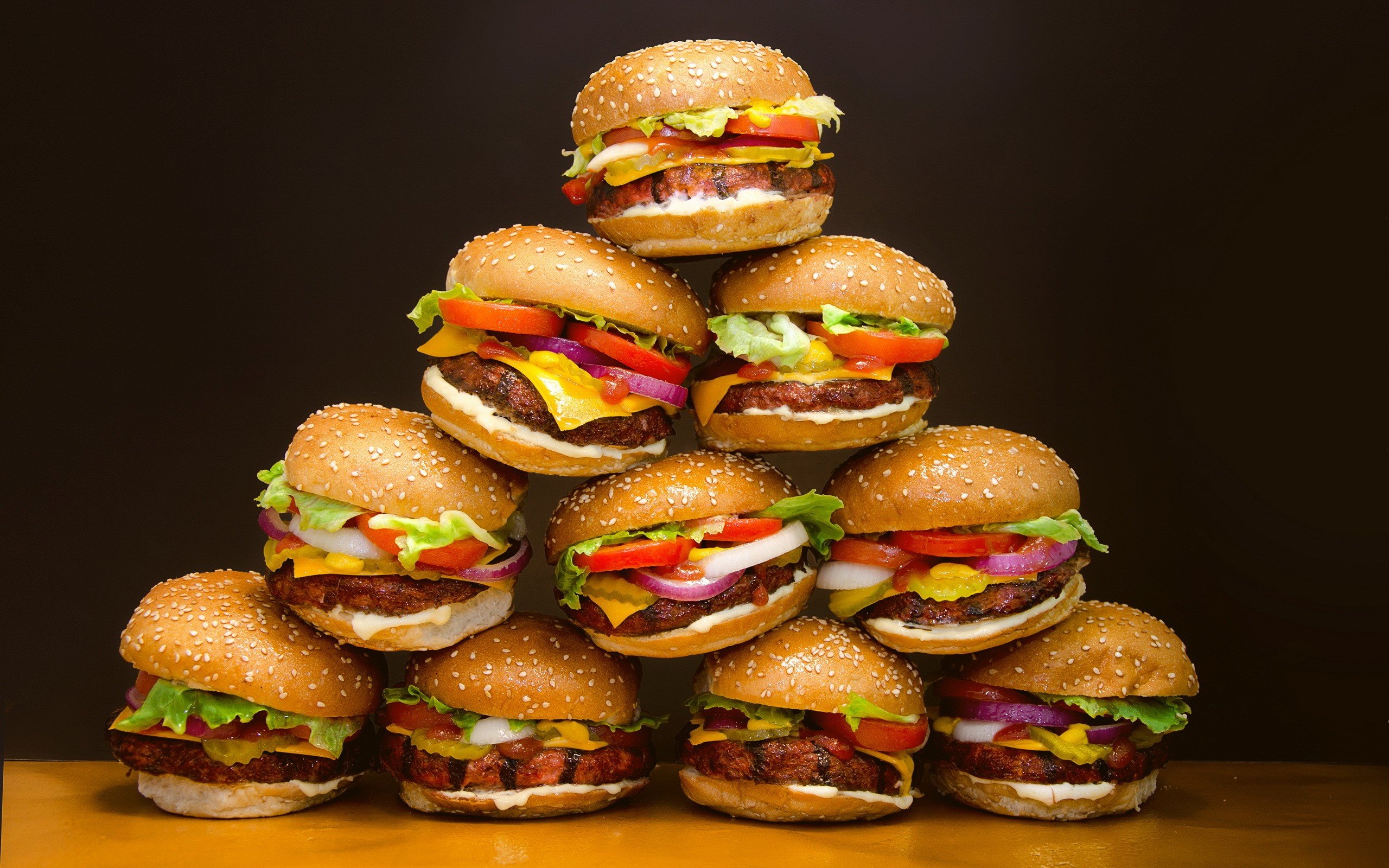 Burgers wallpaper on white background Royalty Free Vector