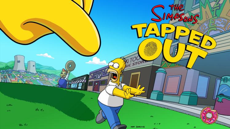 The Simpsons, Homer Simpson, Tapped Out HD Wallpaper Desktop Background