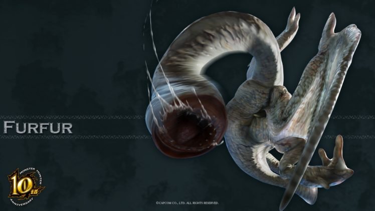 Monster Hunter, Furfur, Khezu HD Wallpaper Desktop Background