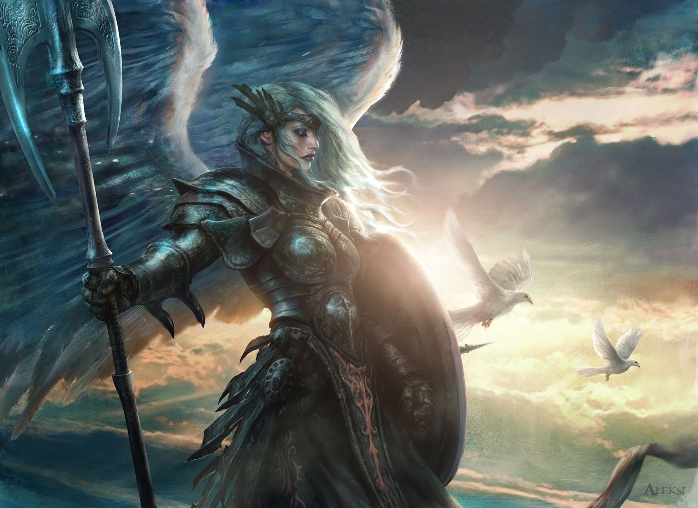 Magic The Gathering Angel Hd Wallpapers Desktop And Mobile Images Photos