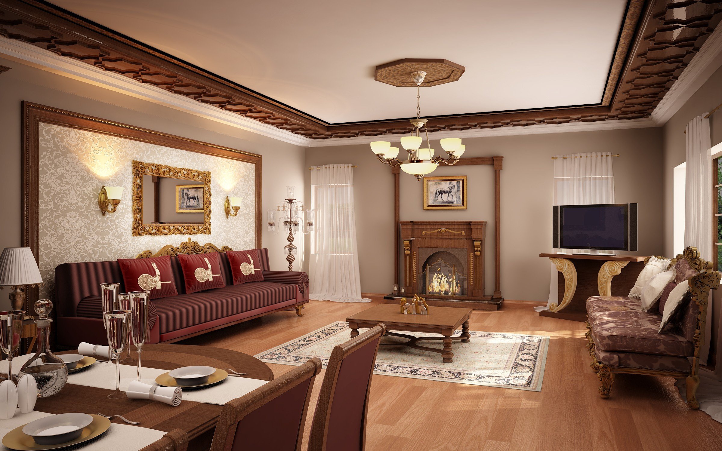 interiors, Living rooms, Interior design, Indoors Wallpaper