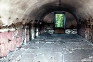 abandoned, Room, Trees, Window, Interiors, Photography, Slovakia, Monastery, Arch, Ruin, Tiles, Bricks