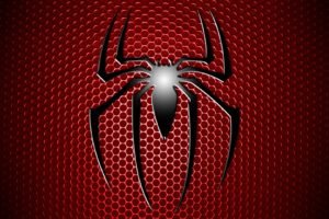 symbols, Spider Man, Red background, Spider
