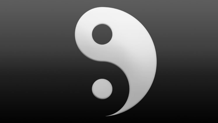 Yin and Yang HD Wallpaper Desktop Background