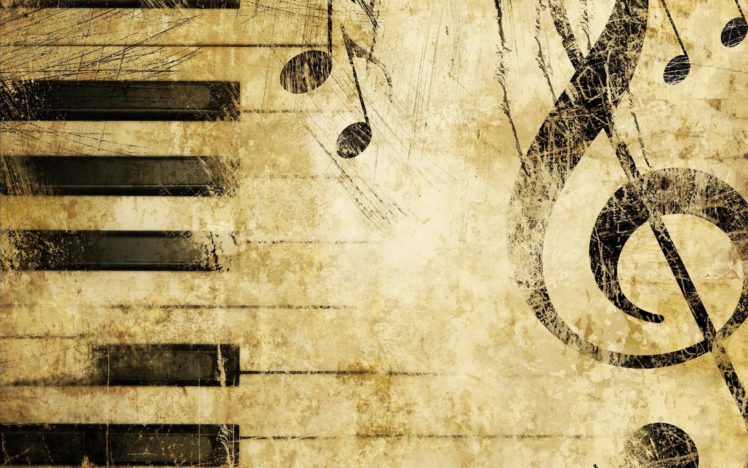 musical notes, Piano HD Wallpaper Desktop Background