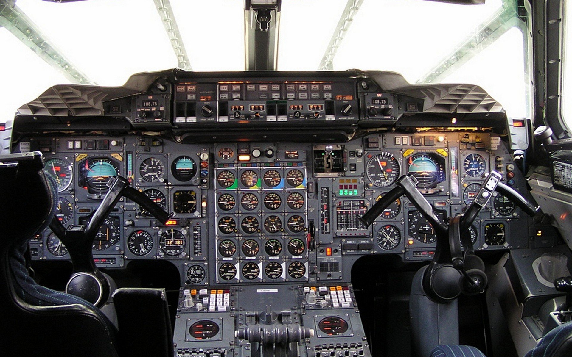cockpit, Concorde Wallpaper