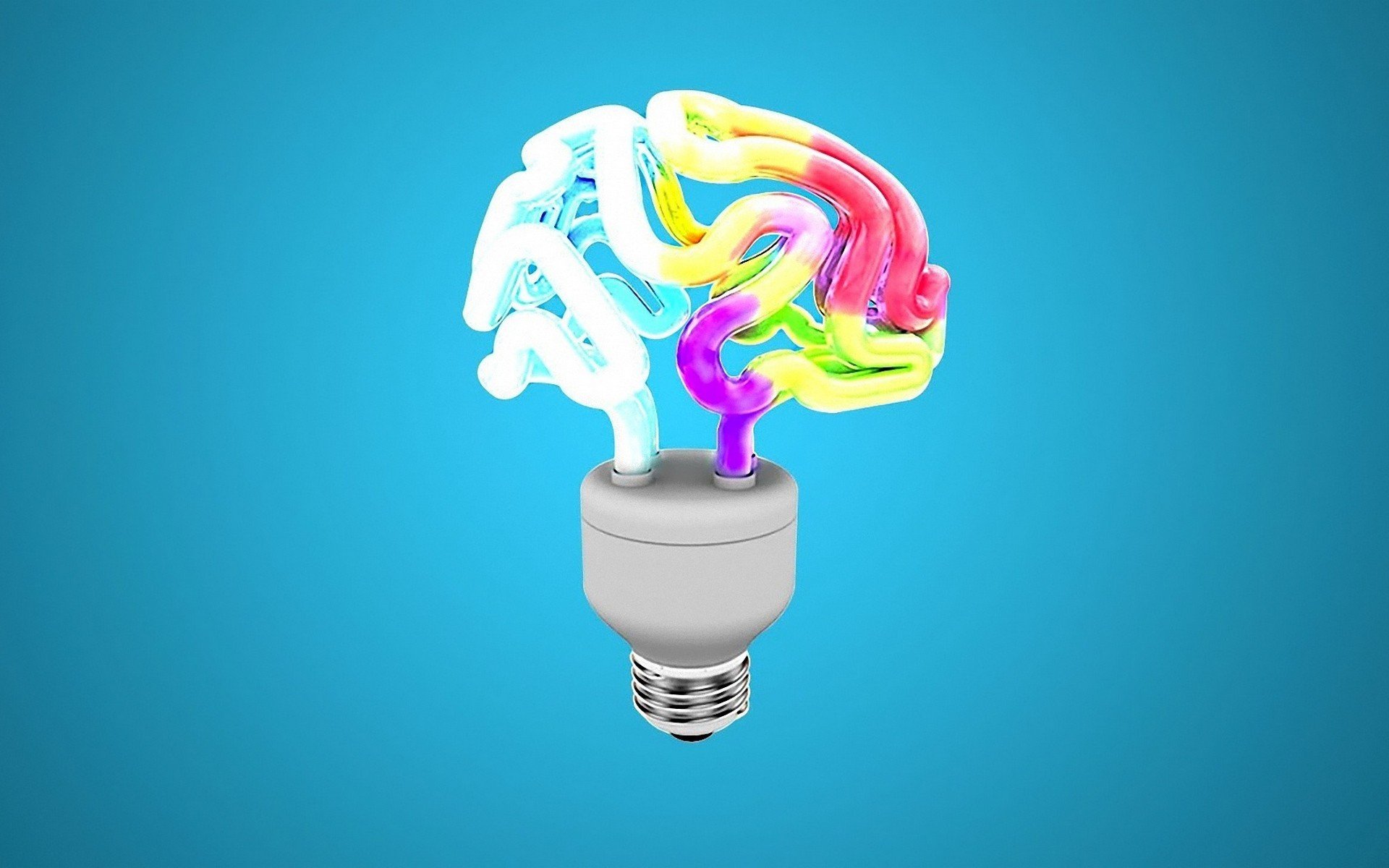 brains, Lightbulb Wallpaper