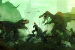 dinosaurs, Weapon, Tyrannosaurus rex, Spinosaurus, Dino Crisis