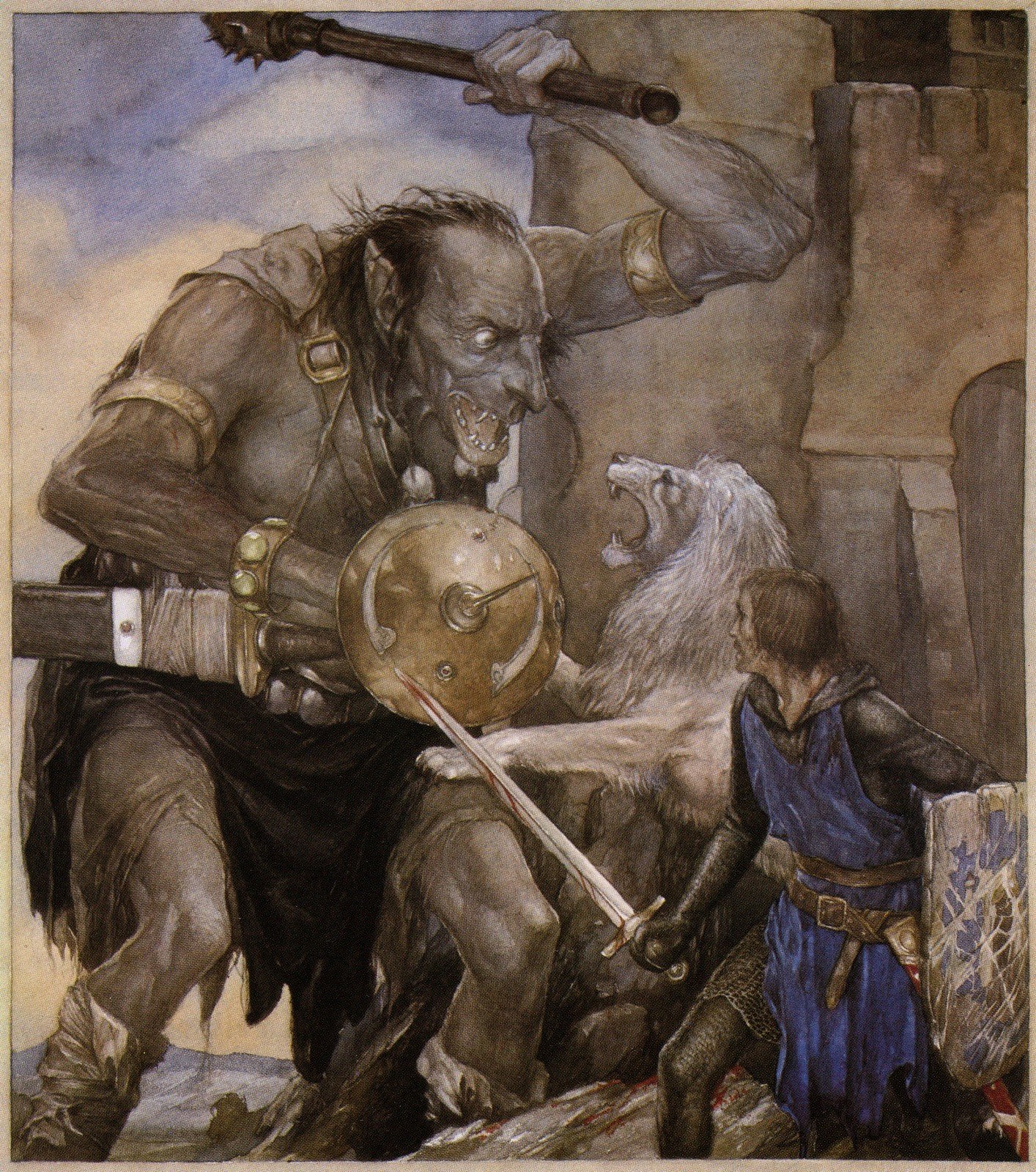 mythology, Alan Lee, The Mabinogion Wallpaper
