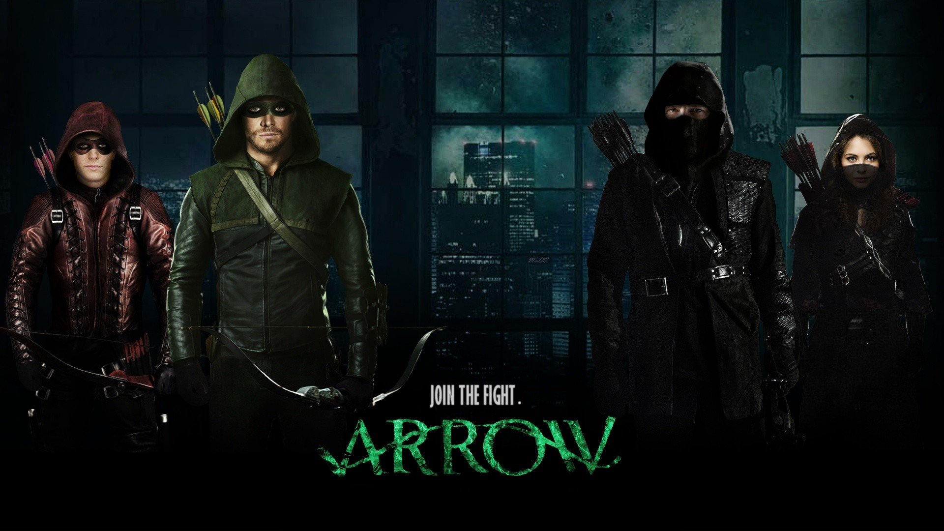 Arrow, Warrior, Red Arrow, Green Arrow, Malcolm Merlyn, Thea Queen Wallpaper