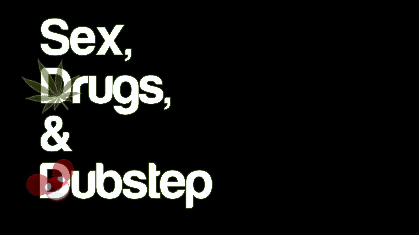 drugs, Dubstep, Black, Deadmau5 Wallpaper
