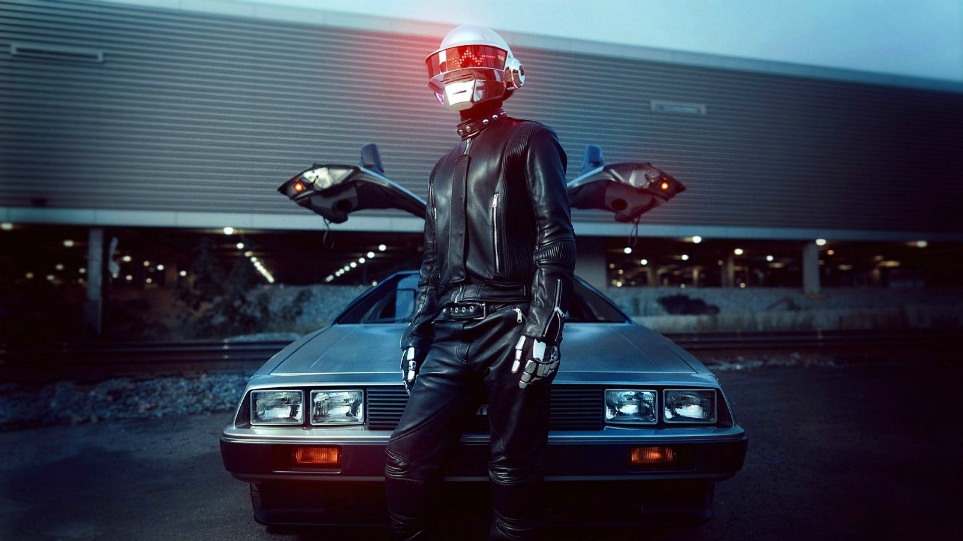 Daft Punk, DeLorean, DMC Wallpaper