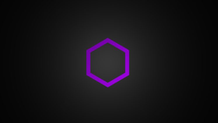purple, Minimalism, Hexagon HD Wallpaper Desktop Background