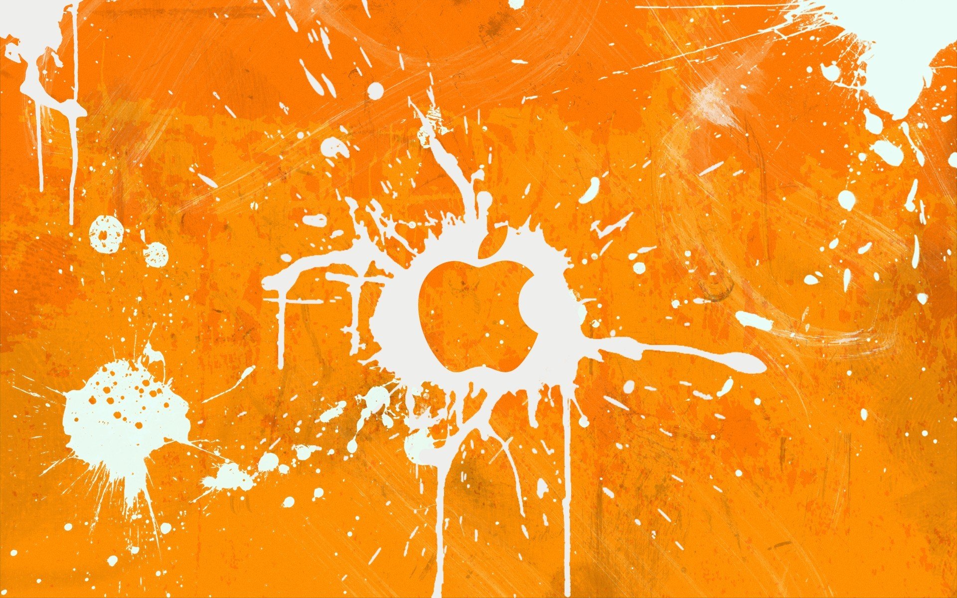 Apple Inc., Paint splatter Wallpaper