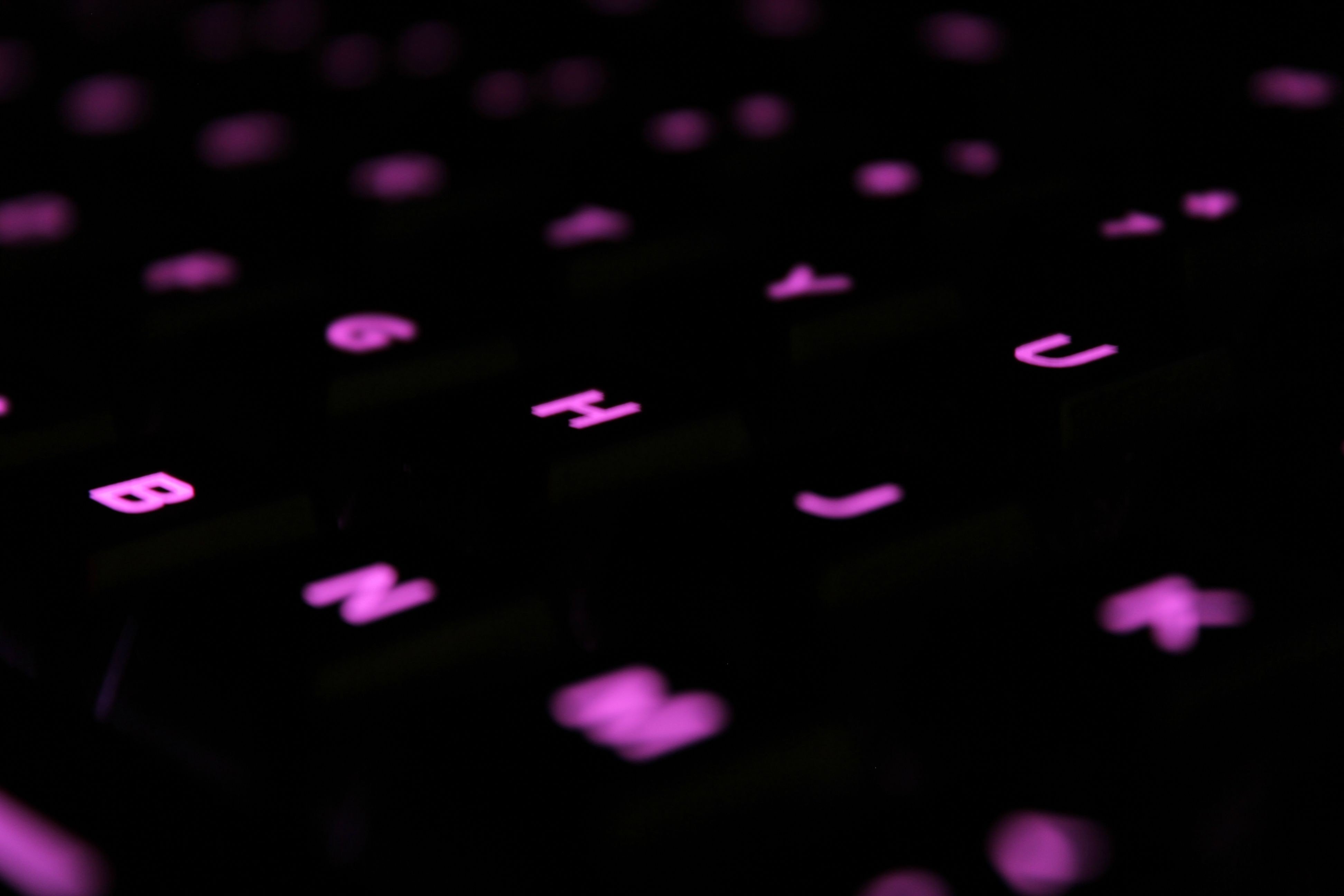 macro, Glowing, Technology, Keyboards Wallpaper