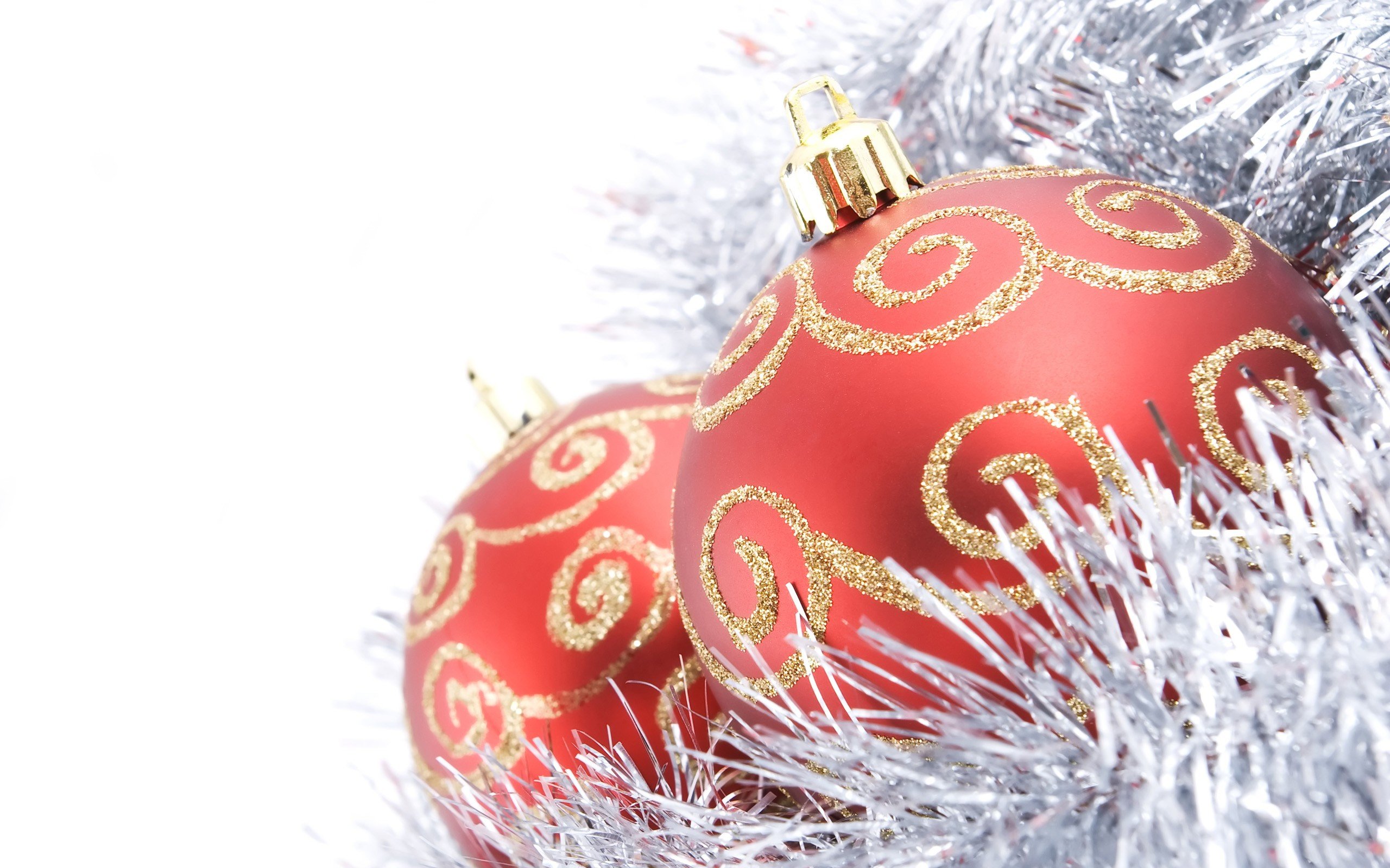 New Year, Christmas ornaments, Decorations Wallpaper