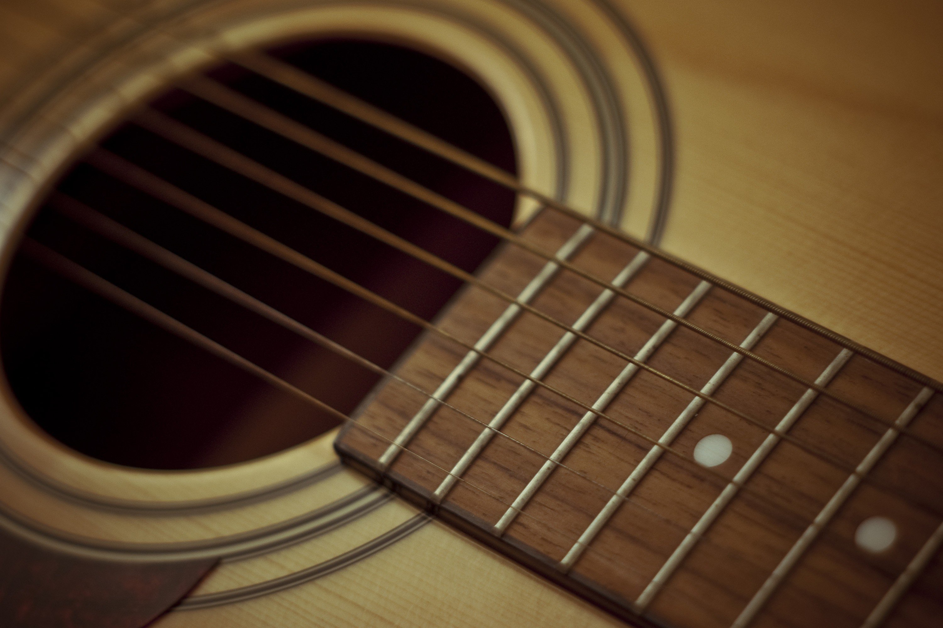 guitar, Strings, Wood Wallpaper