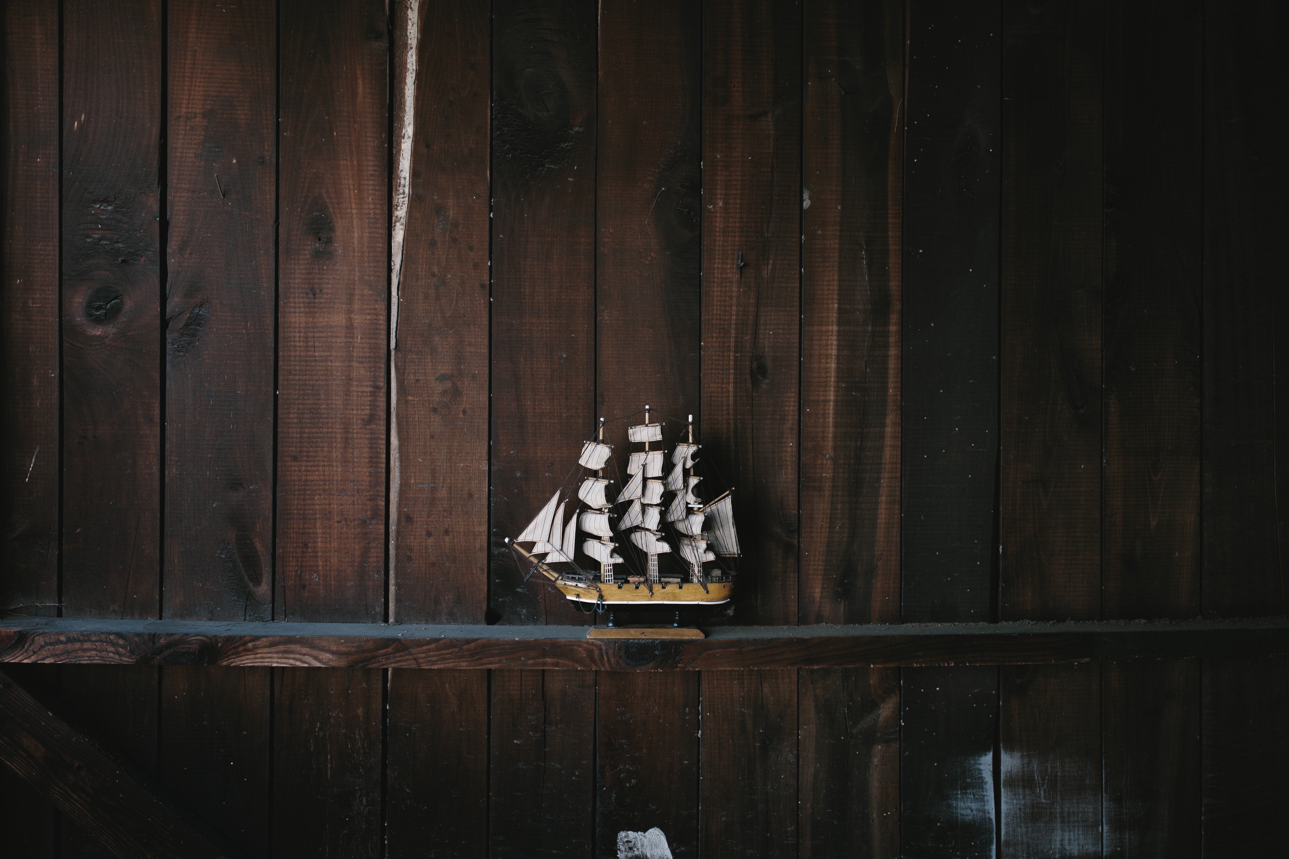 wood, Boat Wallpaper
