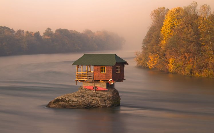 house, Water, Serbia HD Wallpaper Desktop Background