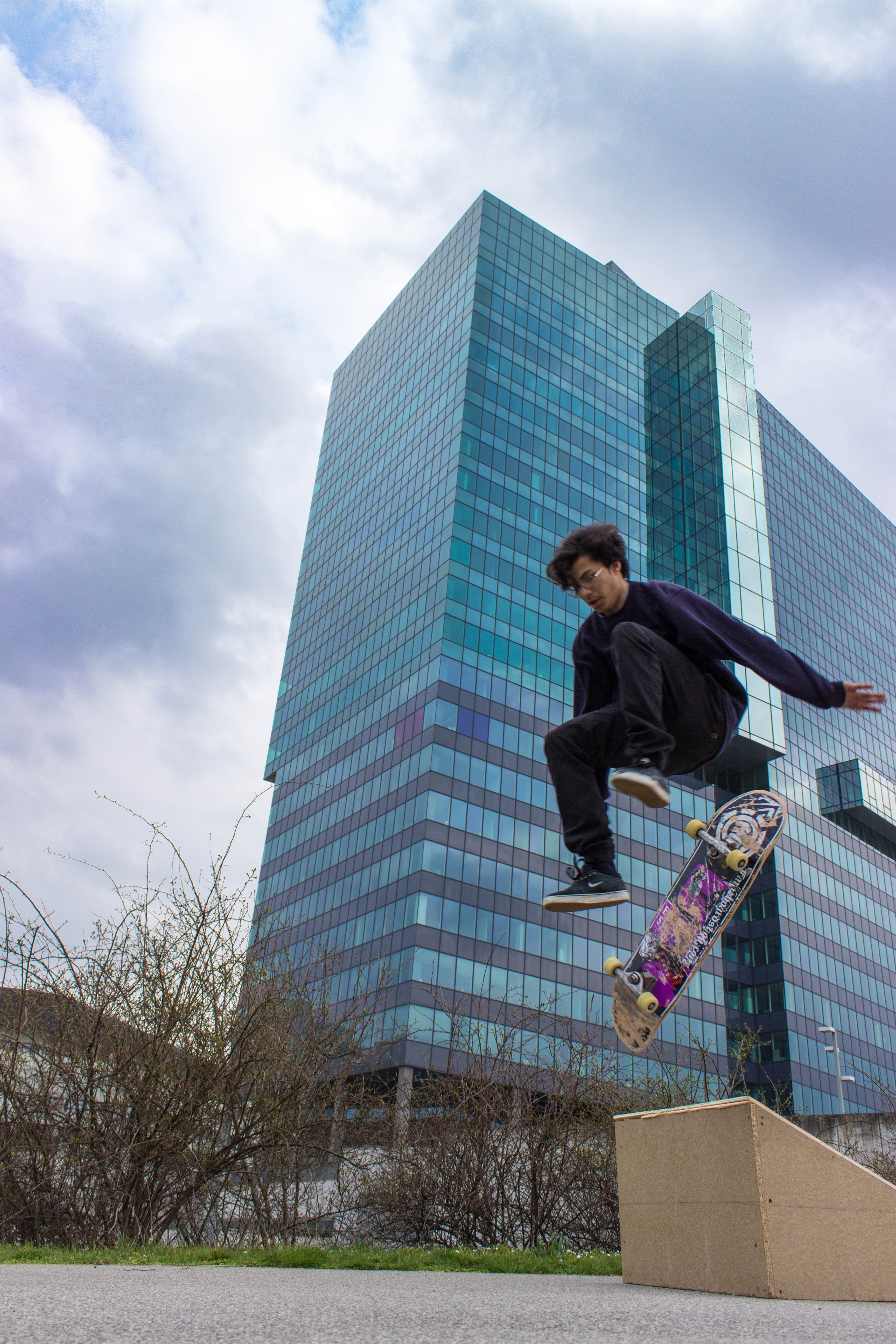 people, Skateboarding, Reflection, Jumping, Skateboard, Vienna Wallpaper