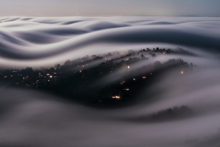 cityscape, Mist, Long exposure HD Wallpaper Desktop Background