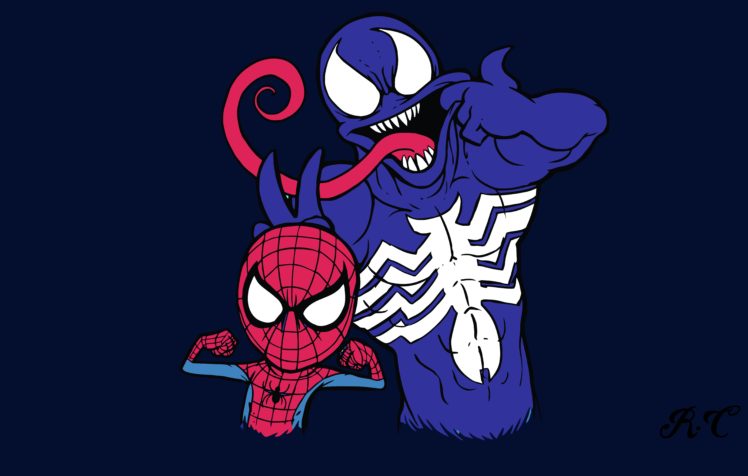 Spiderman Noir, Marvel Comics, Venom, Spider Man HD Wallpaper Desktop Background