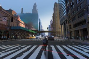 cityscape, Road, Illustration, Video games