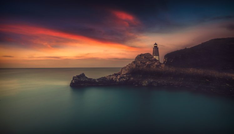 lighthouse, Sea, Horizon, Photography HD Wallpaper Desktop Background