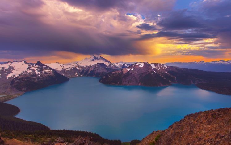landscape, Mountains, Lake, Nature HD Wallpaper Desktop Background
