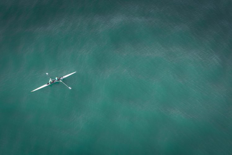 nature, Water, Boat, Canoes, Minimalism HD Wallpaper Desktop Background