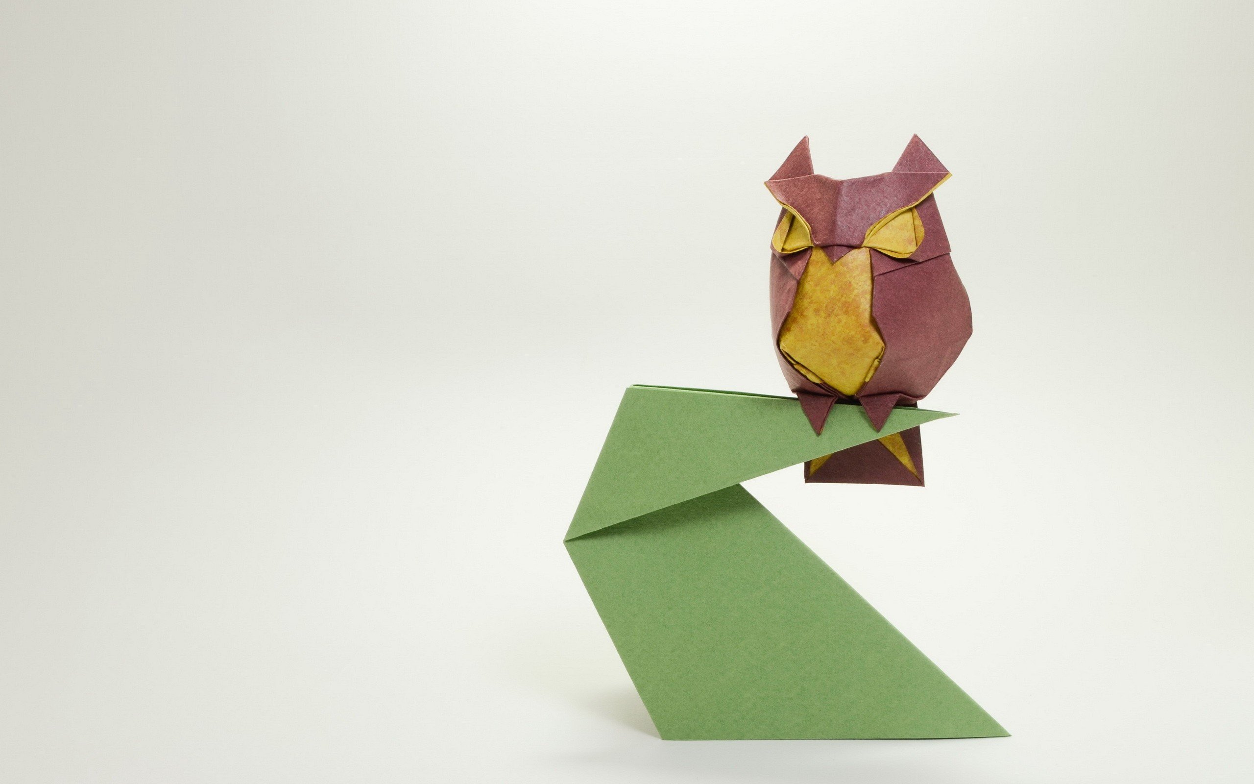 animals, Origami, Paper, Owl Wallpaper