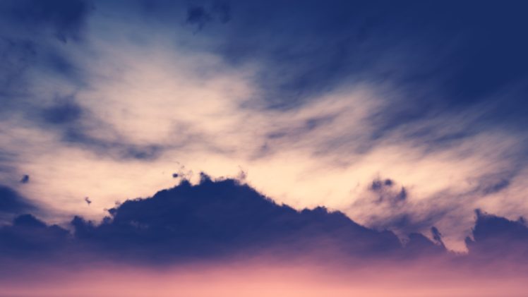clouds, Dark, Render HD Wallpaper Desktop Background
