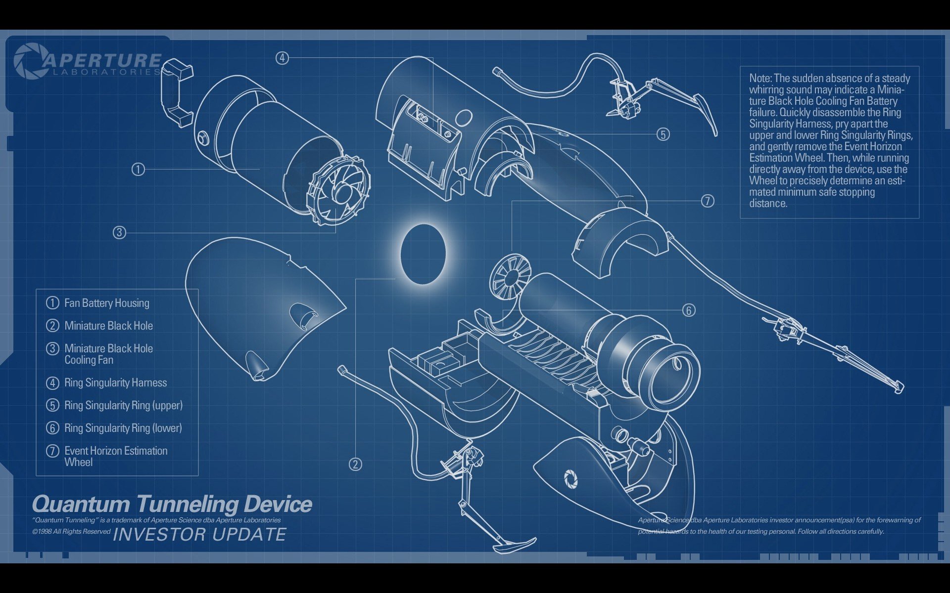 blueprints, Aperture Laboratories, Portal (game), Portal Gun Wallpaper