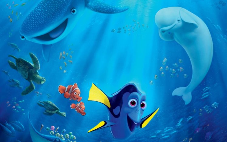 Finding Dory, Pixar Animation Studios, Disney Pixar, Movies, Animated movies HD Wallpaper Desktop Background