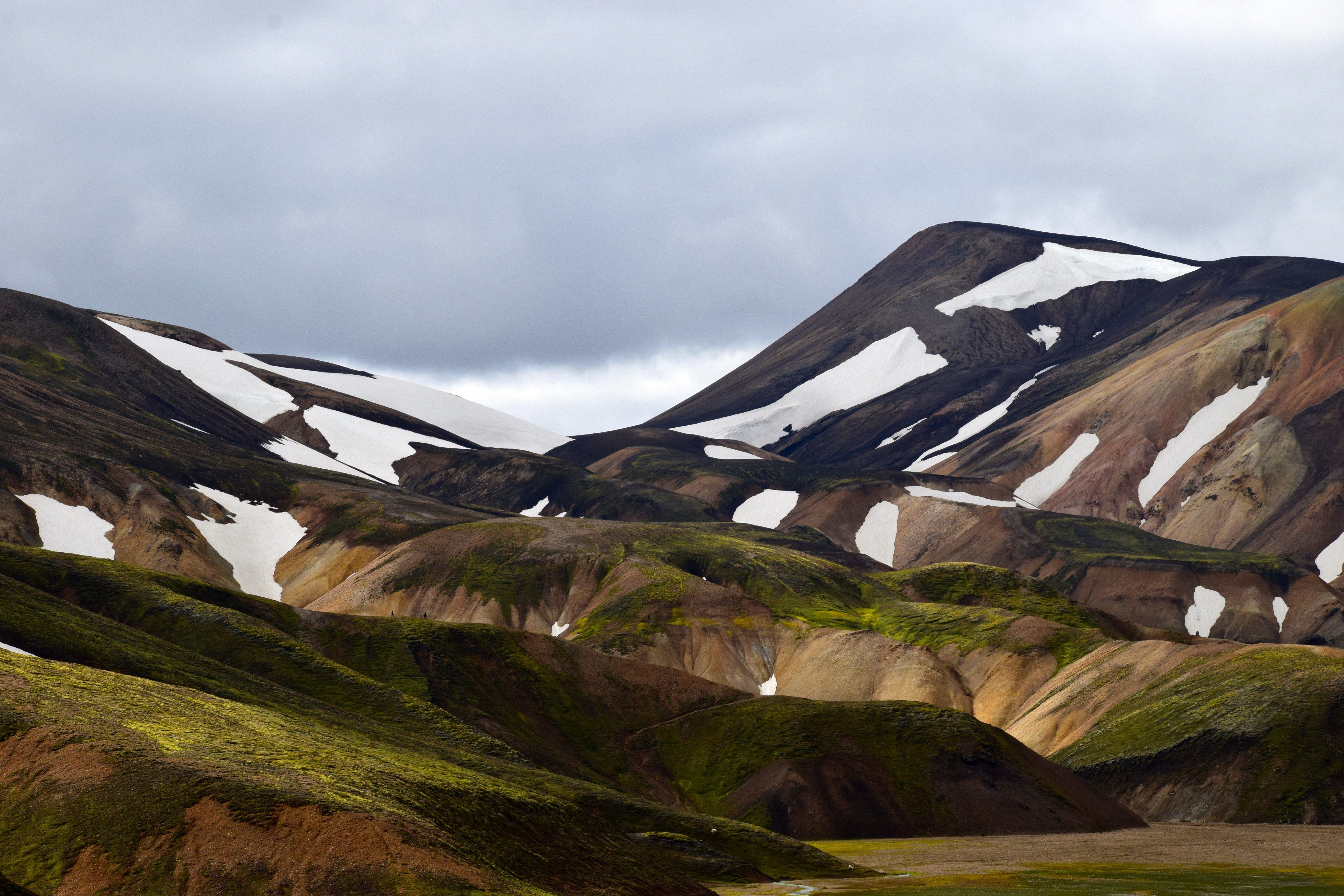 mountains, Sky, Nature, Landscape, Landmannalaugar, Iceland Wallpaper