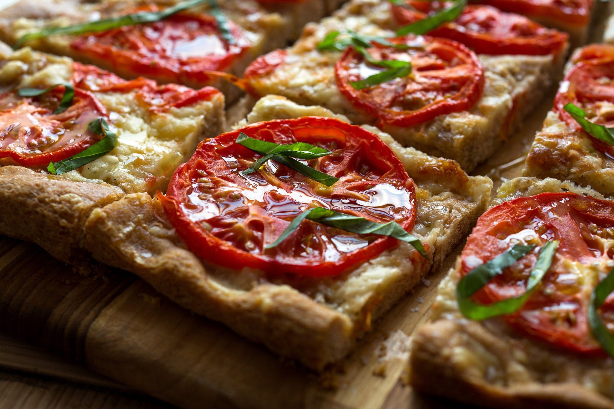 pizza, Food, Tomatoes Wallpaper