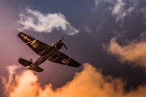 aircraft, World War II, Sky, Clouds