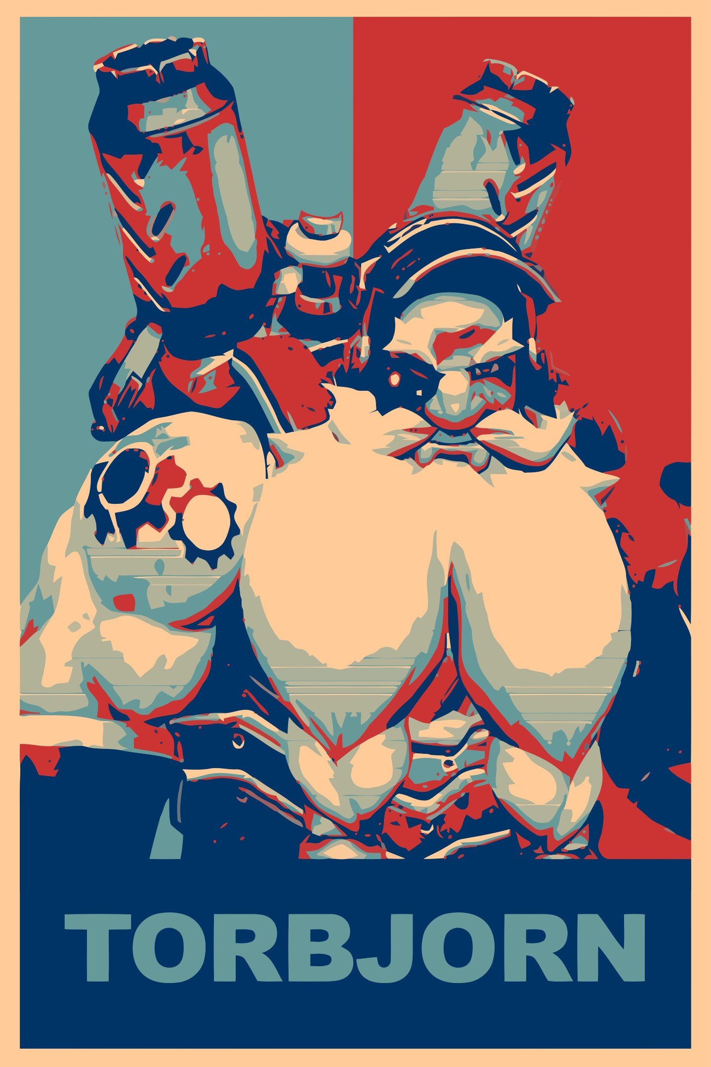 Torbjörn (Overwatch), Propaganda, Overwatch, Gamer Wallpaper