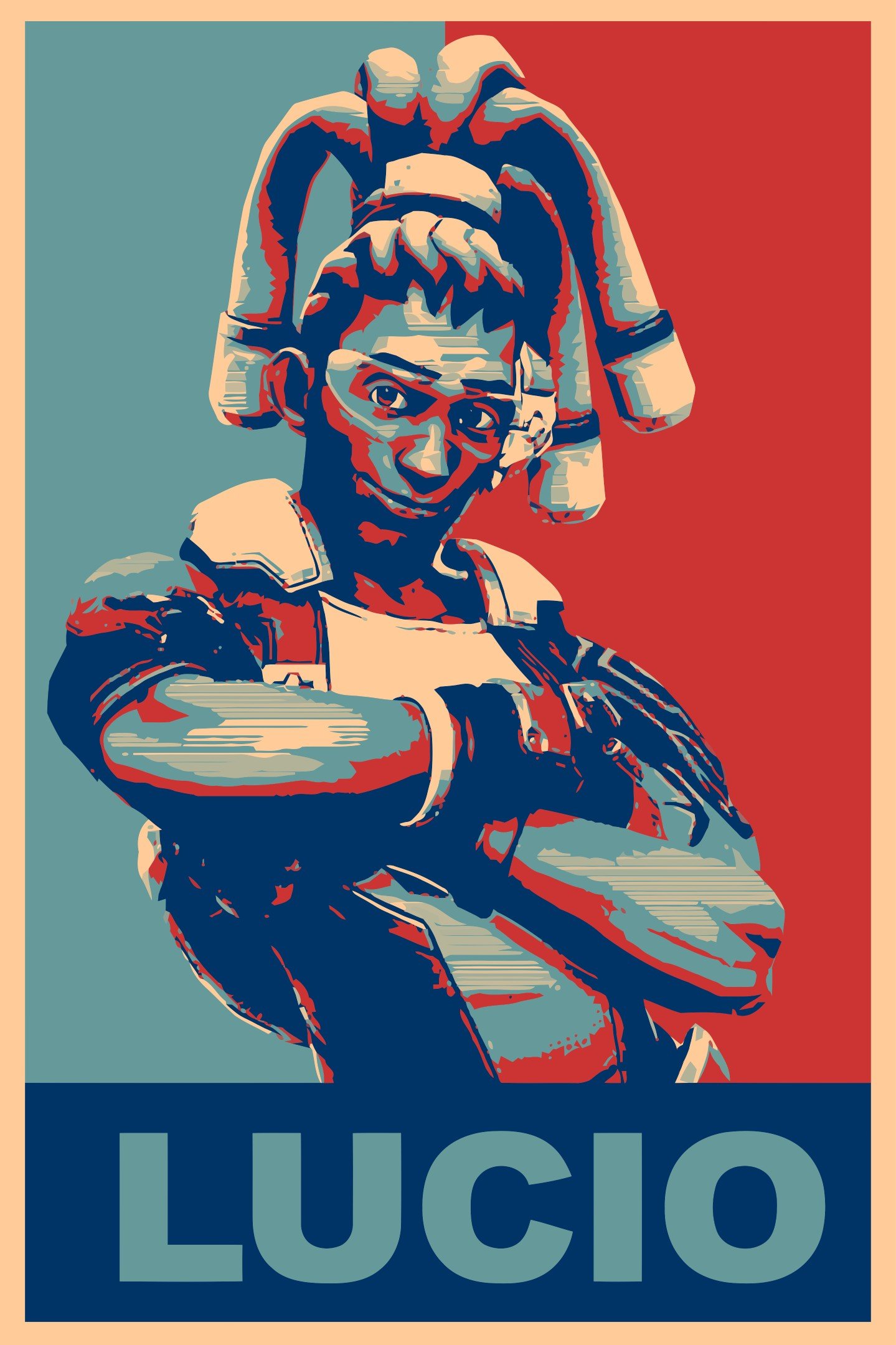 Lúcio (Overwatch), Propaganda, Overwatch, Gamer Wallpaper