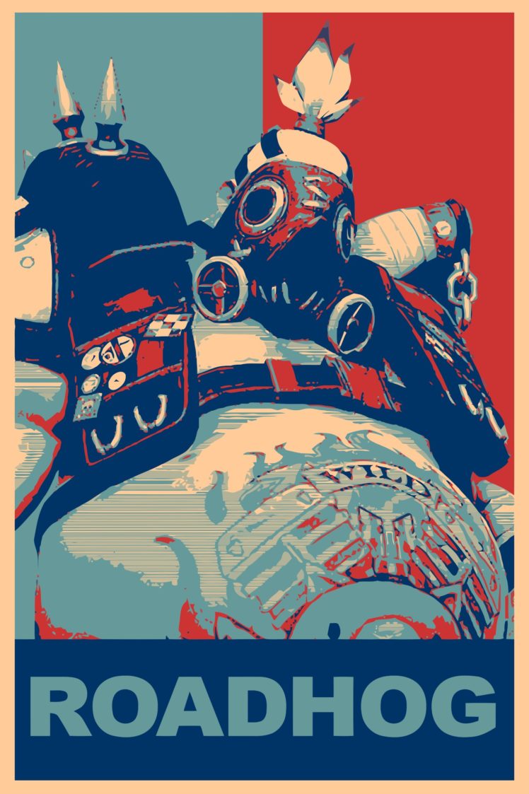 Roadhog (Overwatch), Gamer, Propaganda, Overwatch HD Wallpaper Desktop Background