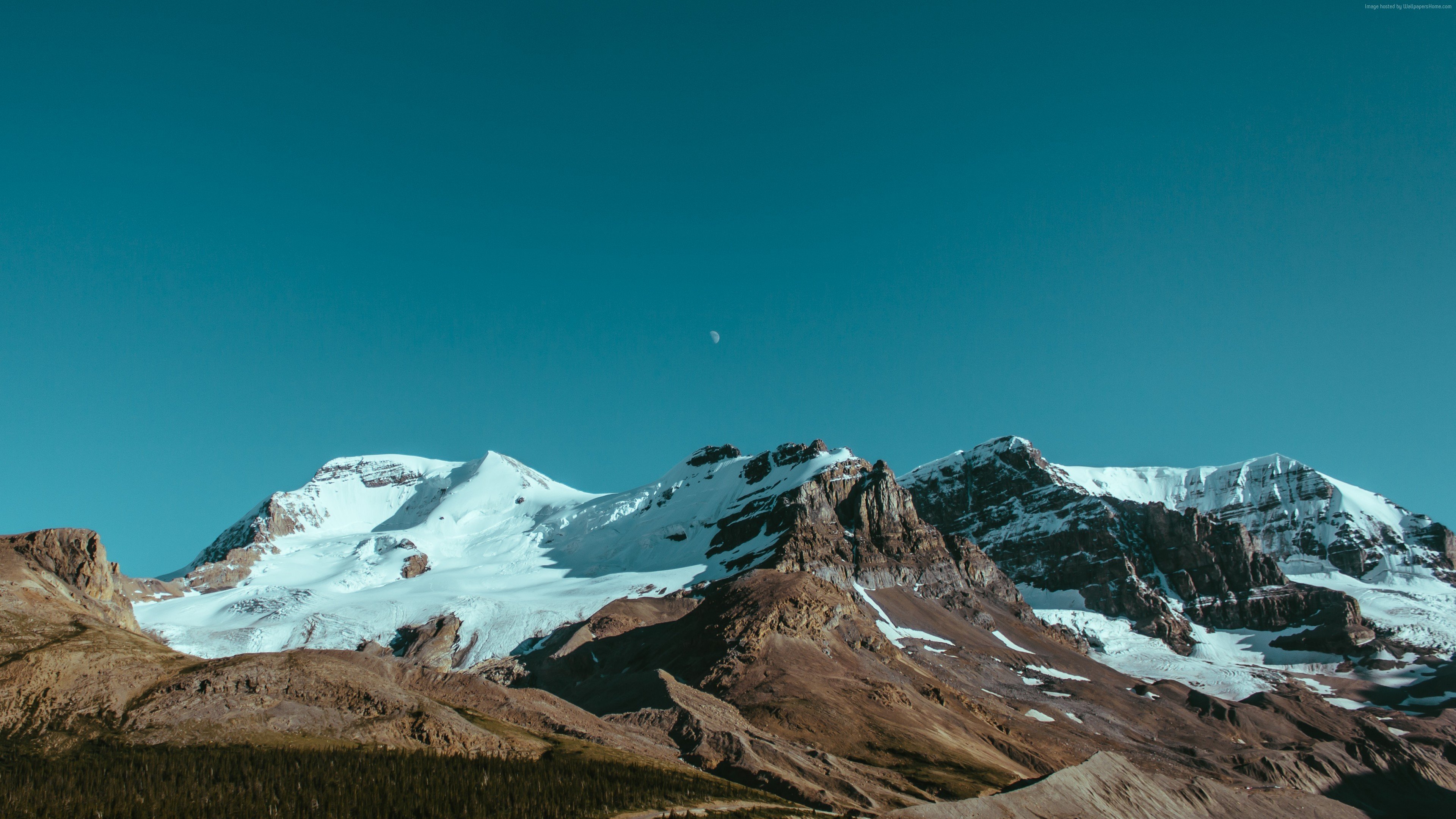 Canada, Mountains, Snow, Nature, Landscape Wallpaper
