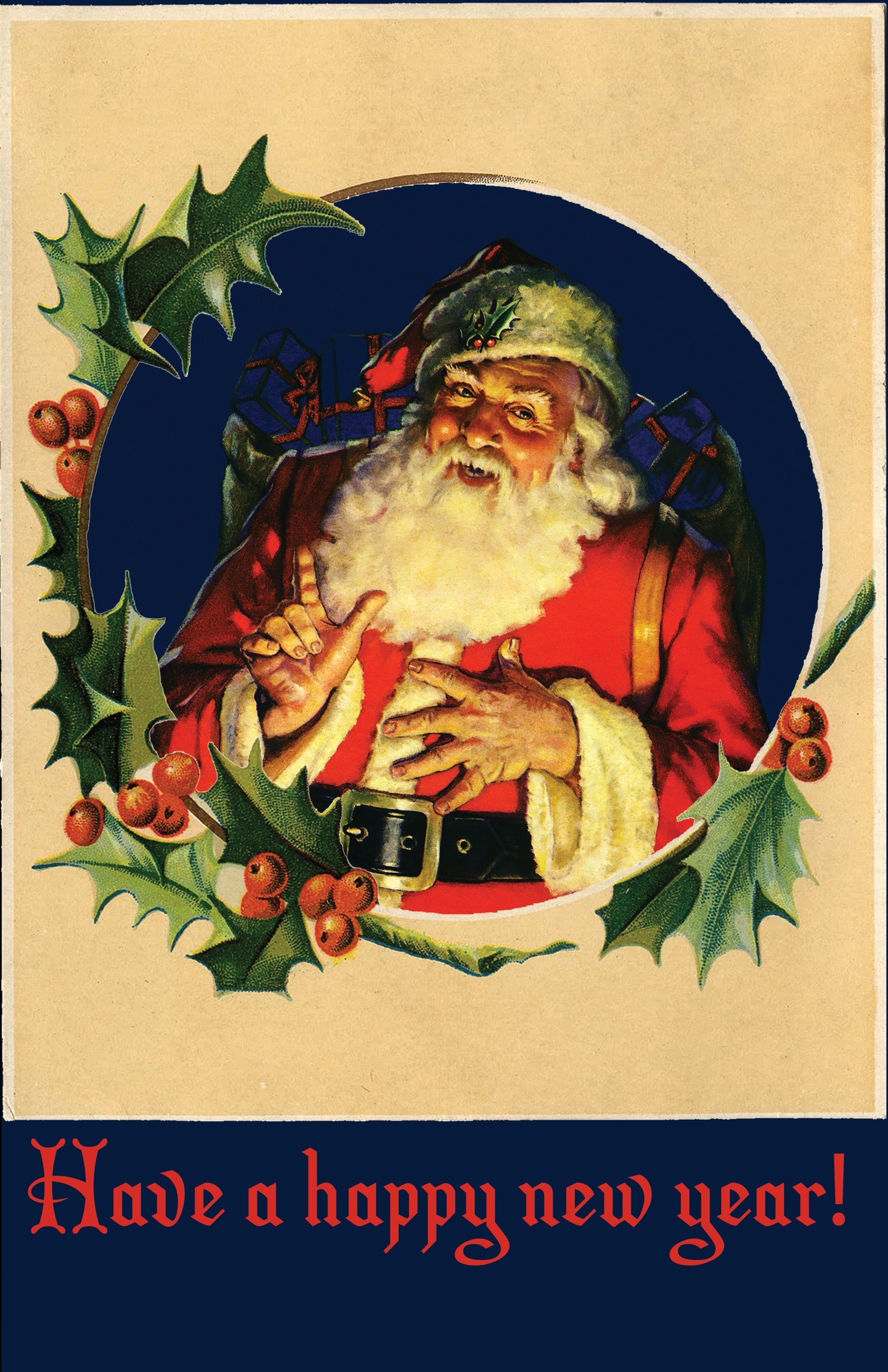 vintage, Holiday, Santa Wallpaper