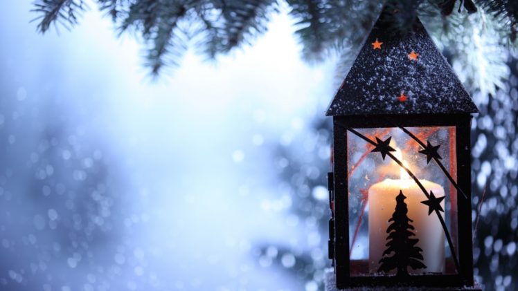 Christmas, Holiday, Lantern HD Wallpaper Desktop Background