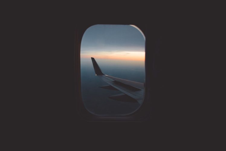 photography, Isolation, Planes, Window, Sky HD Wallpaper Desktop Background